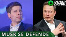 Musk encerra depoimento contra OpenAI