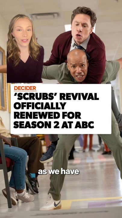 'Scrubs' revival will be back for Season 2