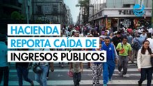 Ingresos públicos cayeron en medio de un aumento del gasto público y caída del PIB