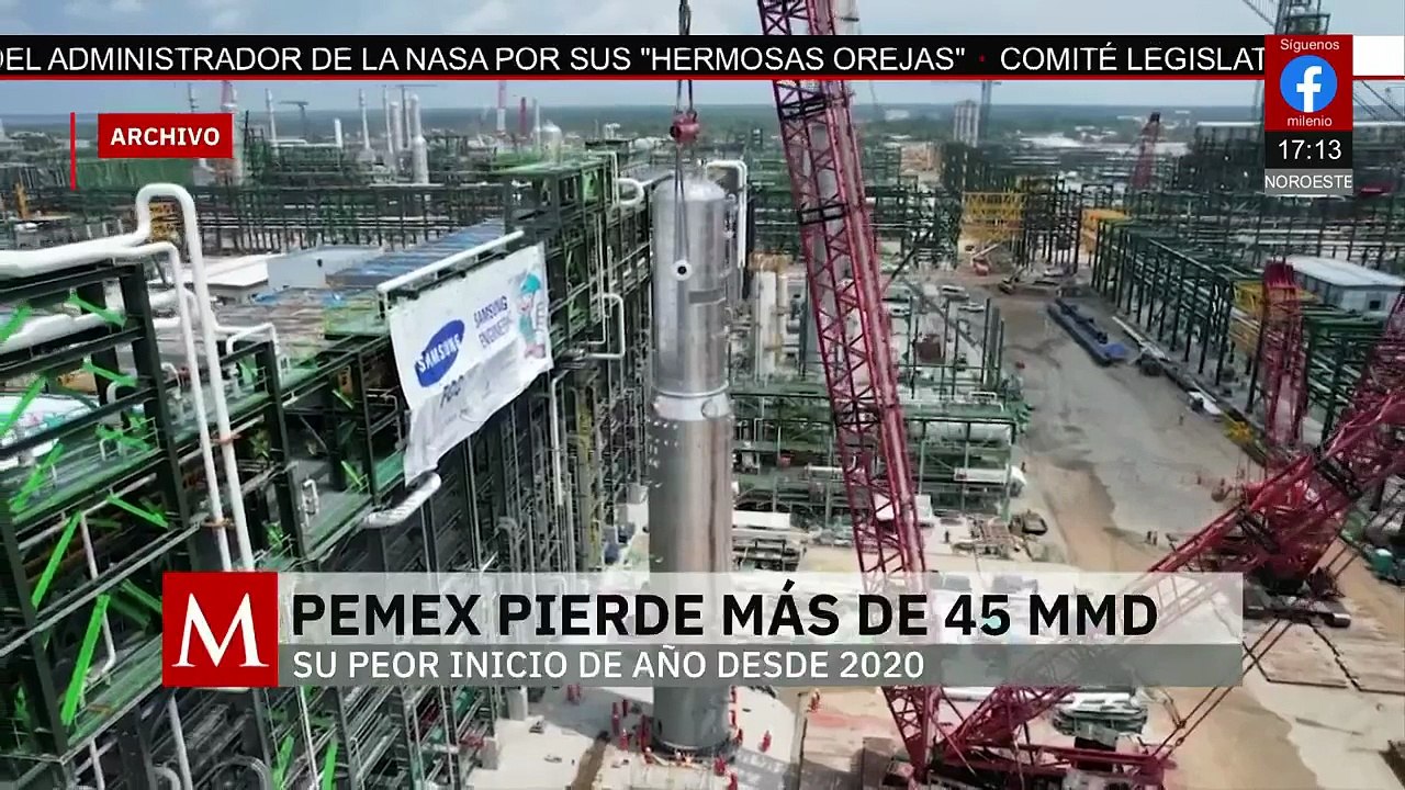 Pemex reporta pérdidas catastróficas en el primer trimestre del año