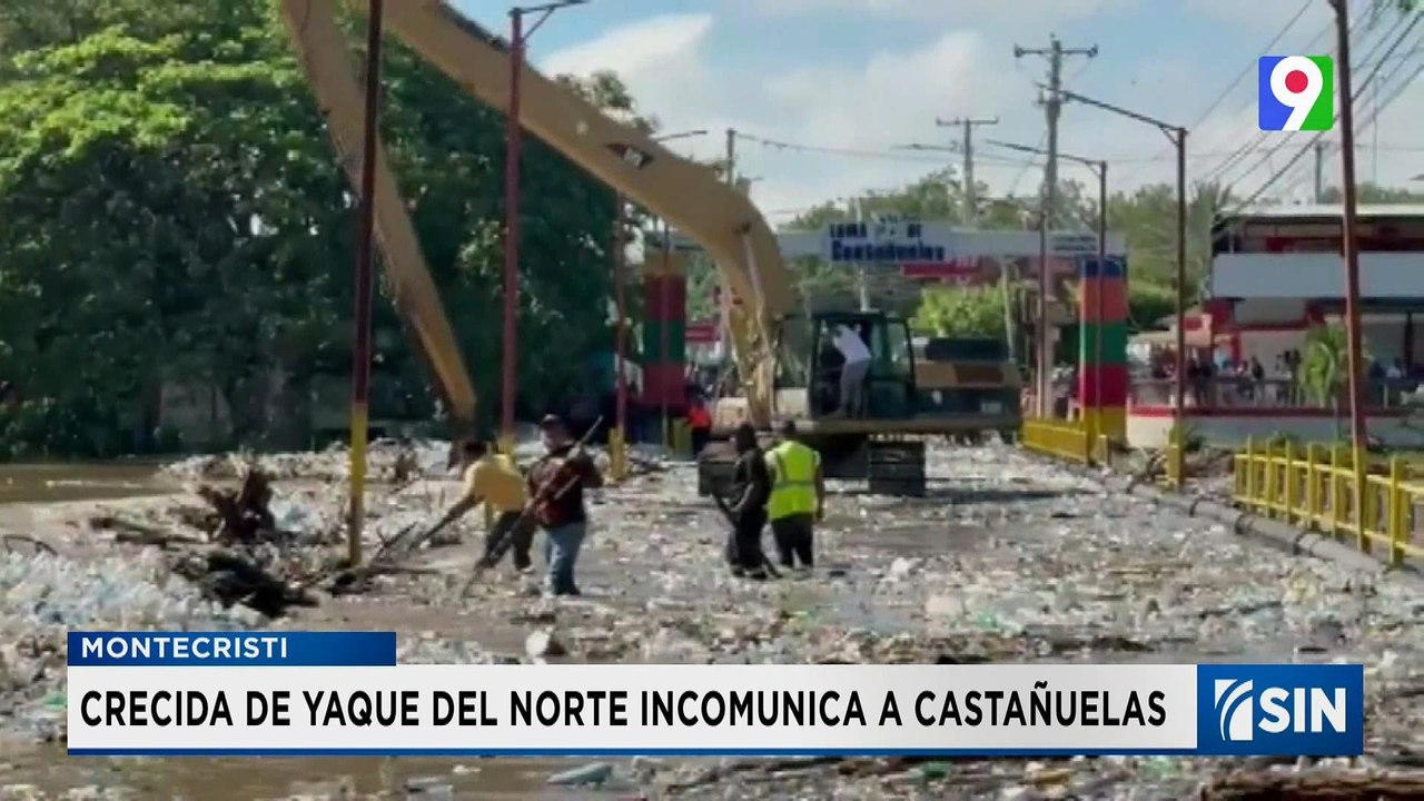 Aumenta caudal del río Yaque y causa inundaciones en Castañuelas | Emisión Estelar SIN con Alicia Ortega