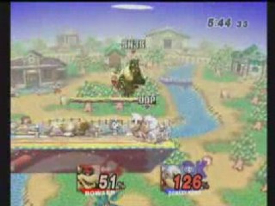 Brawl SN3S (Bowser) Vs UDP (Donkey Kong)