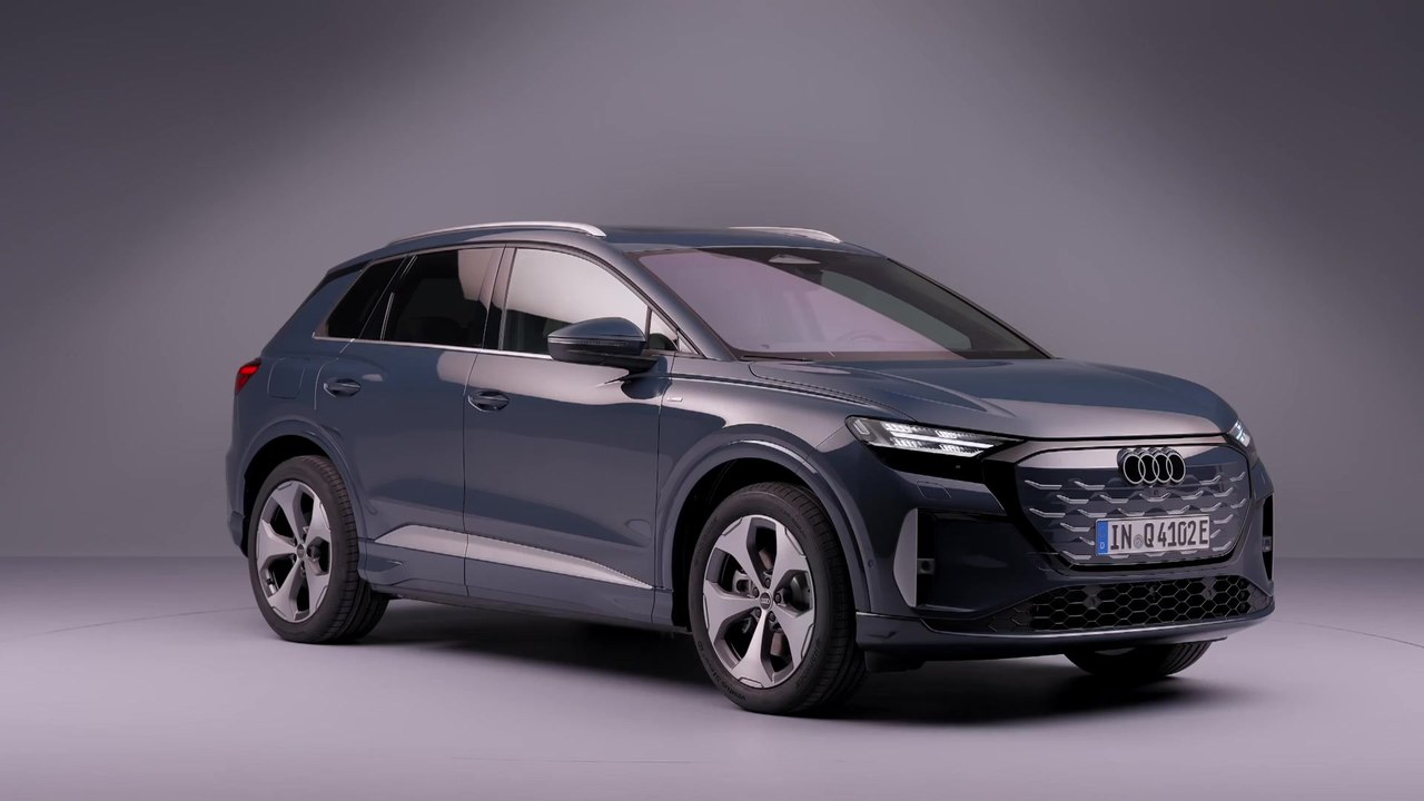 Der Audi Q4 e-tron - Grafisch und bündig - das Exterieur
