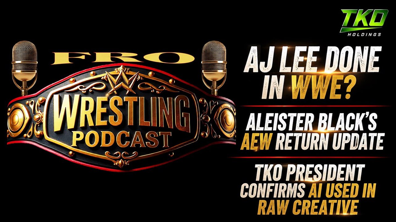 AJ Lee Done with WWE? Aleister Black / AEW Update - TKO Confirms AI in WWE Creative