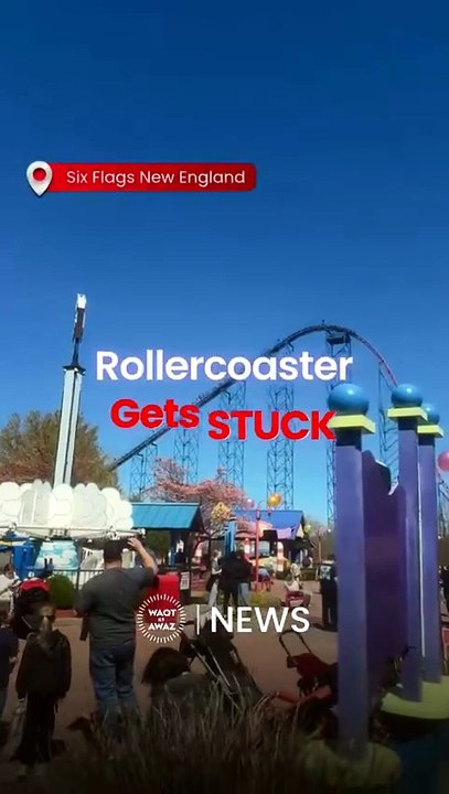 🚨 Rollercoaster STUCK 200ft in the Air! 😱