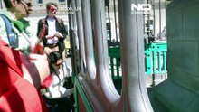 حشود تتجمع في وسط لندن بعد تأكيد بانكسي تمثال جديد