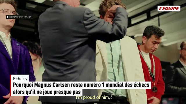 Pourquoi Magnus Carlsen reste numéro 1 mondial des échecs alors qu'il ne joue presque pas - Échecs