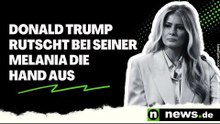 Melania Trump: Donald Trump rutscht bei seiner Melania die Hand aus - Video zeigt es