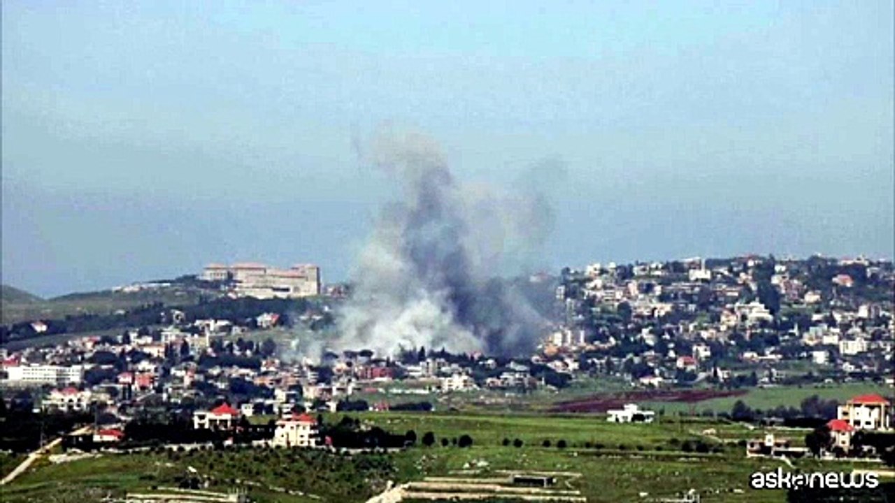 Libano, dopo raid israeliani nel sud, nuvole di fumo sui villaggi