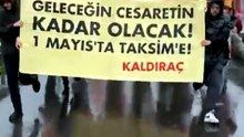 Boğaz Köprüsü'nde 1 Mayıs yürüyüşü