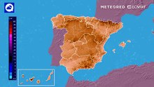Este sábado se esperan tormentas muy fuertes en España