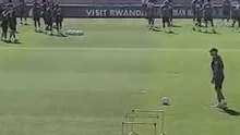 El momentazo del Cholo en el entrenamiento del Atleti