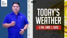 Today's Weather, 5 P.M. | May. 1, 2026