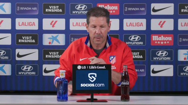RUEDA de PRENSA de SIMEONE en la previa del VALENCIA vs ATLÉTICO de MADRID de LALIGA EASPORTS