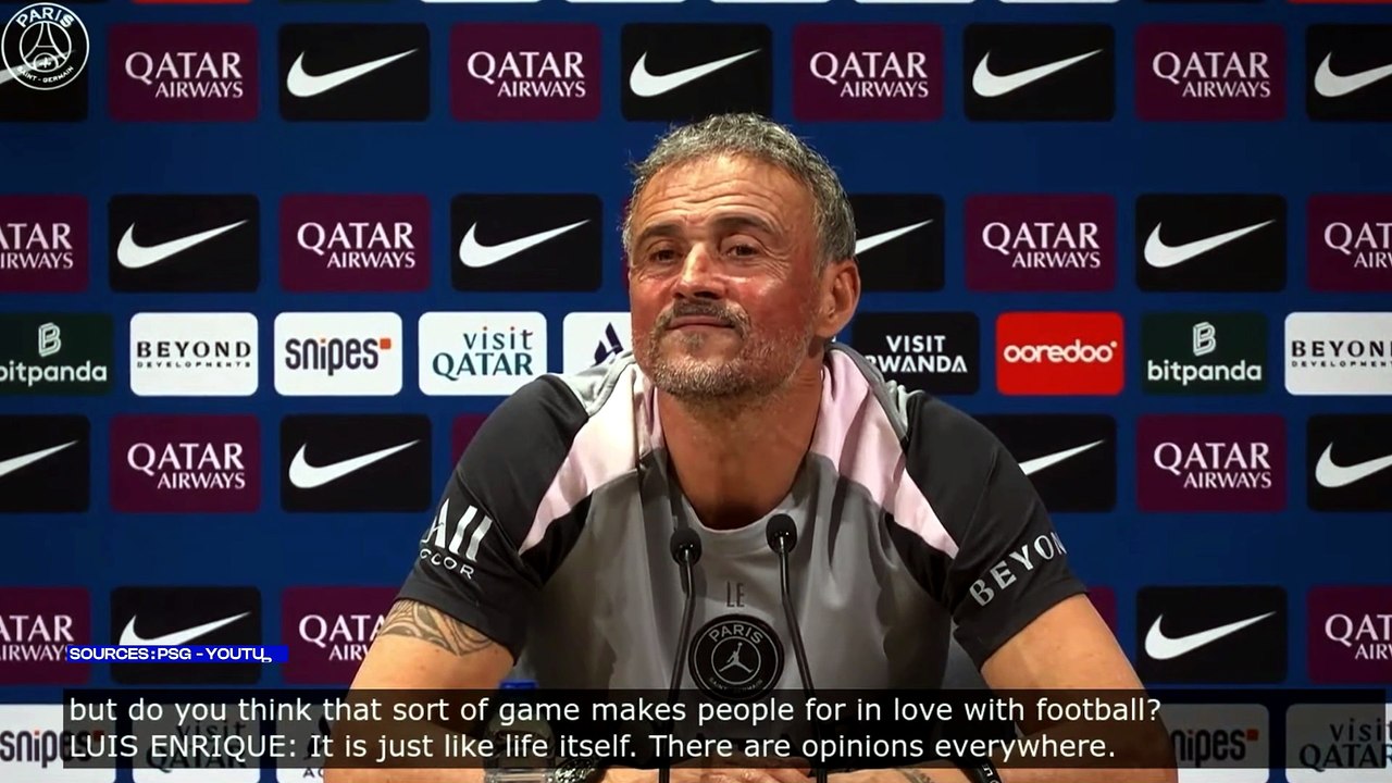 Luis Enrique : «si c’est une opinion de merde, tu n’as pas à la respecter»