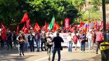 Arranca en Málaga la manifestación del Primero de Mayo por mejores salarios y vivienda