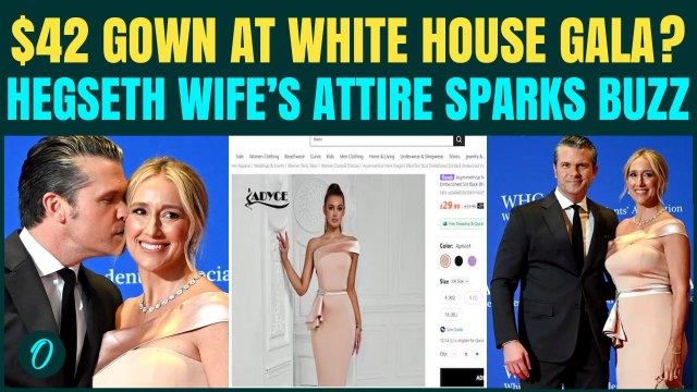 Pete Hegseth Wife’s $42 Gown TOO CHEAP For WH Gala? Jennifer Hegseth MOCKED For ‘SHODDY’ Shein BUY