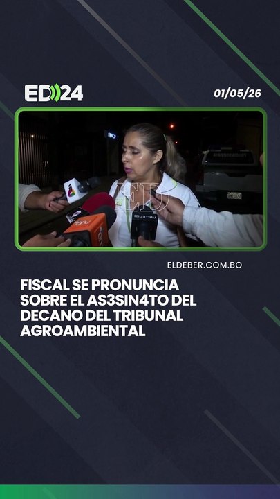 FISCAL SE PRONUNCIA SOBRE EL AS3SIN4TO DEL DECANO DEL TRIBUNAL AGROAMBIENTAL