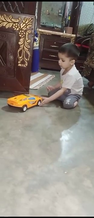Salar ahmad playing car