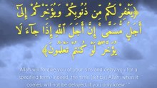 سورة نوح | آيات 1-7 | Surah Nuh 71:1-7 | تلاوة خاشعة تدعو للتفكر