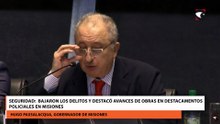 Seguridad  bajaron los delitos y destacó avances de obras en destacamentos policiales en Misiones