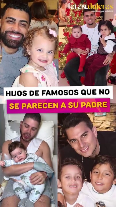 Hijos de famosos que no se parecen a su padre