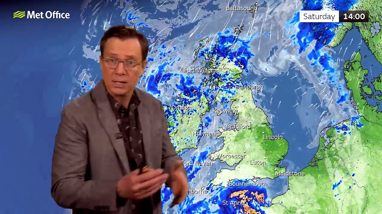 Met Office Friday Evening Weather Forecast 01/05/2026