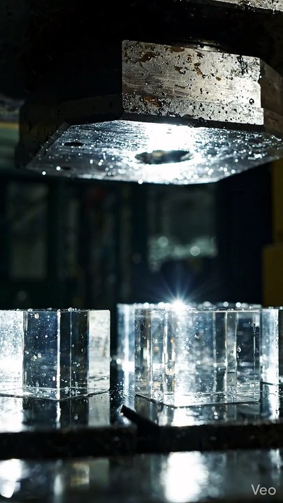 Hydraulic Press vs. Giant Crystal: Shattering Under 100 Tons of Pressure