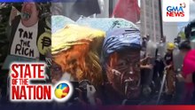 Mga raliyista at pulis, nagkagirian sa Maynila | SONA