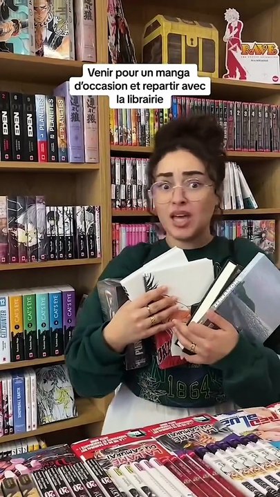 Venir pour un manga d'occasion et repartir avec la librairie !