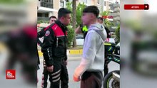 Aydın'da kaçan motosiklet sürücüsü, kazadan sonra polise sarılıp ağladı