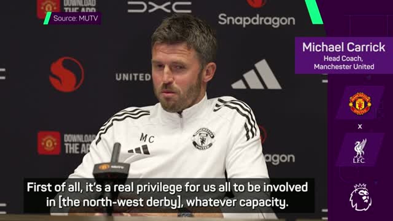 I am privileged to lead Man United against Liverpool - Carrick