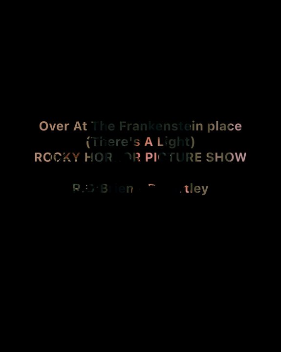 Over At The Frankenstein Place - ROPS (démo chant)