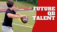 Peyton Manning’s son Marshall turns heads with smooth throws in new training clip