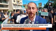 Destacaron obras clave para Oberá en el inicio de sesiones de la Cámara de Representantes