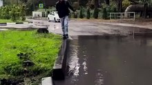 Never mess with someone trying to stay dry