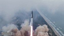 Slow Motion Film Of SpaceX Starship Launching 'Shockwaves'