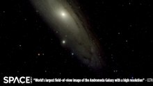 Andromeda Galaxy Seen Via China's Wide-Field  Survey Telescope