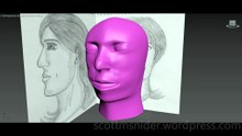 Ponikarovsky: 3DS MAX Practice Polygon Modeling Head Model Video #82 (05-01-2026)