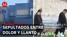 Entre exigencias de justicia sepultan a familia asesinada en Azcapotzalco