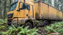Forgotten for a Decade! MAN TGX Reefer Truck Discovered in Wild Forest – Full Rebuild.
