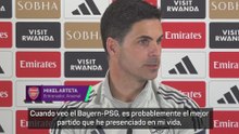 La explicación de Arteta al nivel del PSG y el Bayern: "Competimos en mundos diferentes"