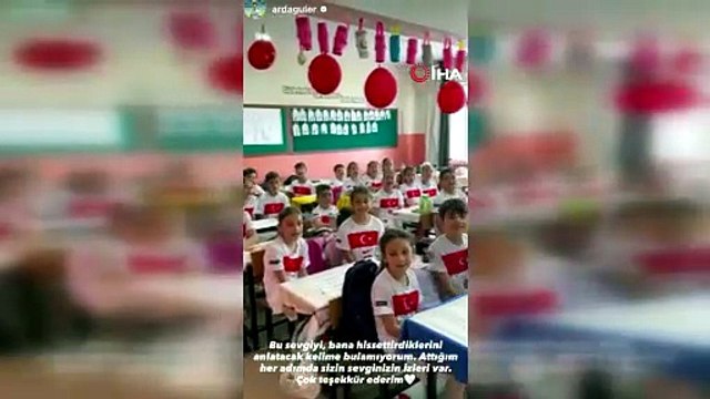 Yüzlerce öğrencinin 10 numara davetine Arda Güler’den cevap geldi | Ajansspor | IHA