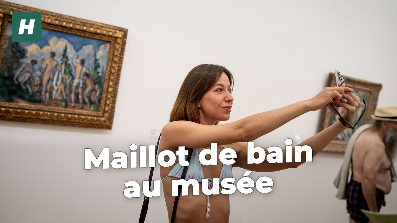 Des visiteurs de Cézanne en maillot de bain : le concept complètement décalé de ce musée suisse pour le 1er mai