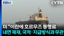 미 "이란에 호르무즈 통행료 내면 제재...국적·지급방식과 무관 / YTN
