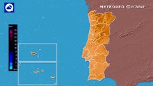 Madeira com vários dias de chuva e acumulados elevados até dia 7 de maio