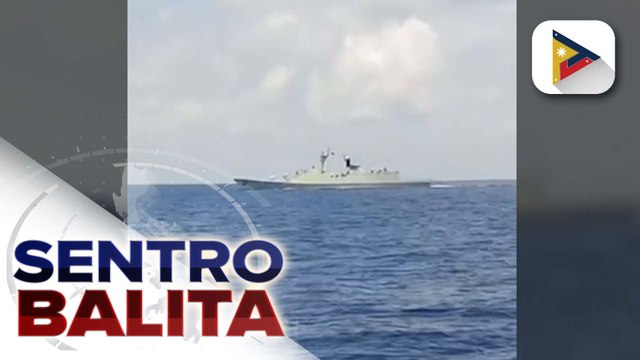 Isang navy vessel ng China, namataan ng Atin Ito Coalition malapit sa Pag-asa Island