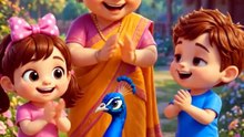 Nani Teri Morni English Rhyme 🦚 Grandma Peacock Song for Kids | Funny Story #shorts #NaniTeriMorni #KidsRhymes #NurseryRhymes