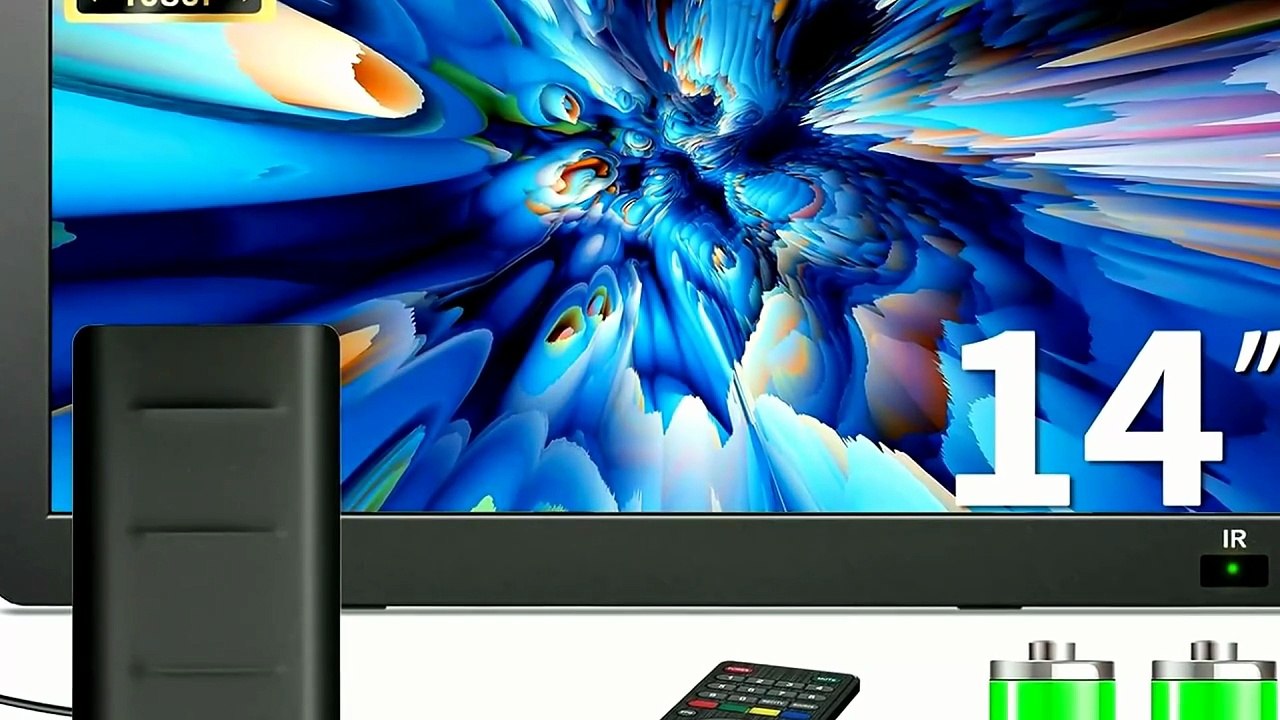 Erasiny 14 Inch Portable TV Review: ATSC Tuner & More