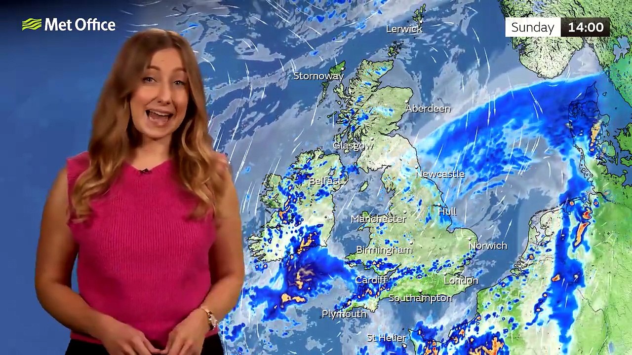 Met Office Saturday Evening Weather Forecast 02/05/2026